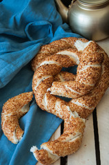 Traditional Turkish bagel - Simit