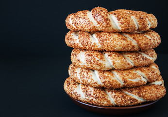 Traditional Turkish bagel - Simit