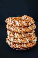 Traditional Turkish bagel - Simit