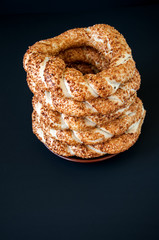 Traditional Turkish bagel - Simit