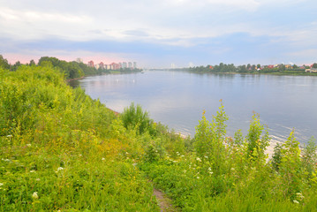 View of Neva river, St.Petersburg.