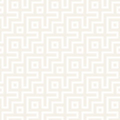 Maze Tangled Lines Contemporary Graphic. Abstract Geometric Background Design. Vector Seamless Pattern.