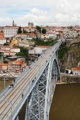 The Dom Luiz I Bridge, Porto, Portugal 