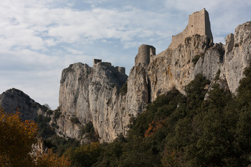 Fototapeta na wymiar Château de Peyrepertuse