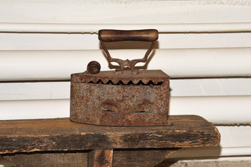 Classic Style Vintage Very Old Rusty Iron