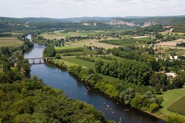 Fototapeta na wymiar Vallée de la Dordogne