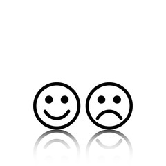 Smile icon stock vector illustration flat design