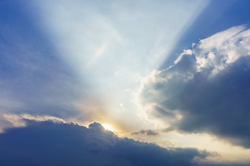 Beautiful sunray background