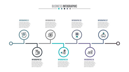 Business data visualization.