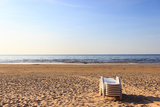 Beach In Jurmala, Latvia