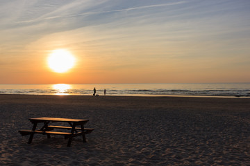 Sunset in Jurmala, Latvia