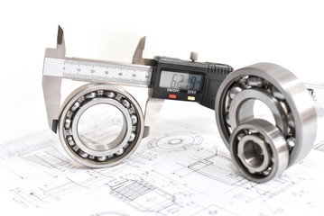 Messschieber im Maschinenbau - Qualitätskontrolle in der Industrie // Measuring slide in mechanical engineering - Quality control in industry