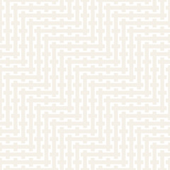 Weave Seamless Pattern. Stylish Repeating Texture. Black and White Geometric Vector Illustration.