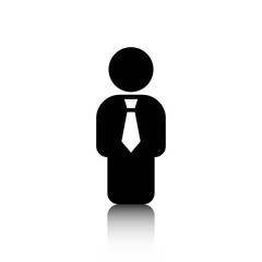 Man icon stock vector illustration flat design