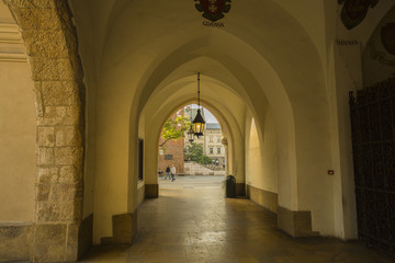 Fototapeta premium Poland. Pass-arch under Royal Palace