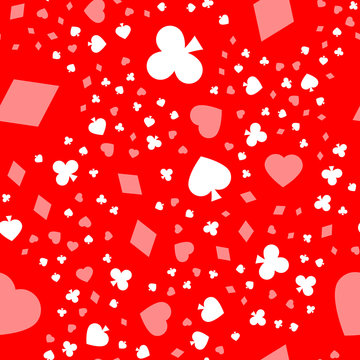 cards seamless pattern