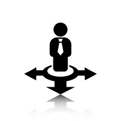 Business people team crowdy walk silhouette concept businesspeople group human resources over world map background vector icon