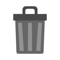 trash can flat icon