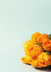 Bouquet yellow rose (toning)