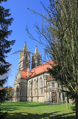 Stadtilmer Stadtkirche von Süden (12. Jh., Thüringen)