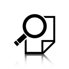 search icon stock vector illustration flat design