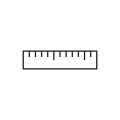 Ruler linear icon