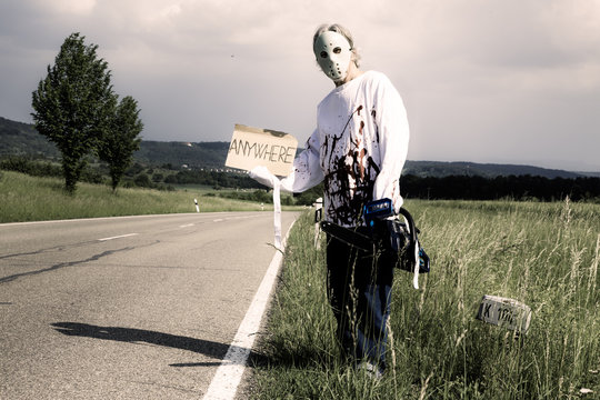 Chainsaw Murderer Hitchhiking
