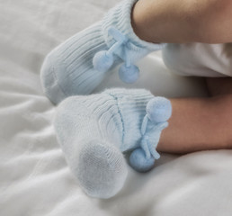 Botas de bebe celestes