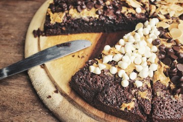 Chocolate brownies cake