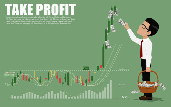 Investor is taking profit form stock chart
