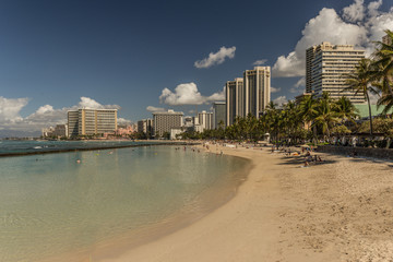 Waikiki Beach auf Hawaii