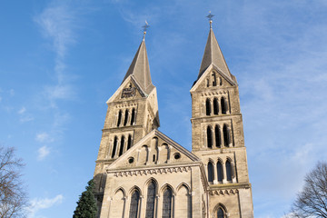 Fototapeta na wymiar Munsterkerk church in Roermond, Netherlands