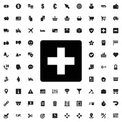 Obraz premium Plus icon illustration