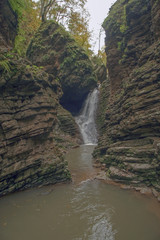 mountain river among the rocks