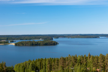 View from a hill top