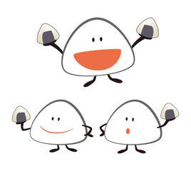 おにぎり、オニギリキャラ、オムスビ、おむすびキャラ