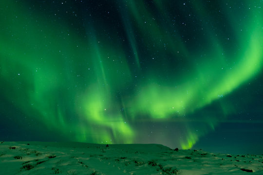 the northern lights in Iceland