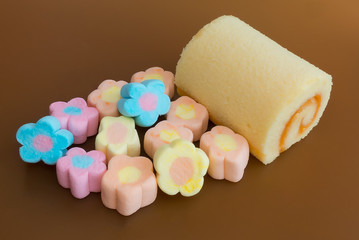 colorful pastry collection