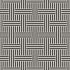 Abstract Geometric Pattern With Stripes Lattice. Seamless Vector Background