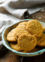 pumpkin cheesecake cookies.style rustic