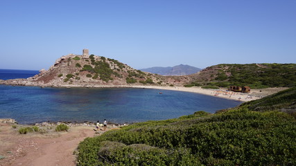Fototapeta na wymiar Torre del Porticciolo (Alghero) Sardegna
