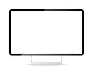 realistic computer screen / monitor / all in one withe base and shadow © guillaume_photo