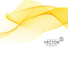 abstract yellow wave background design