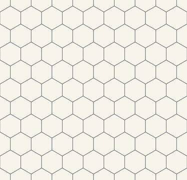 geometric hexagon minimal grid graphic pattern background © sunspire
