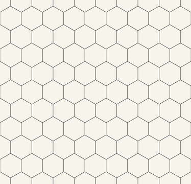 geometric hexagon minimal grid graphic pattern background © sunspire