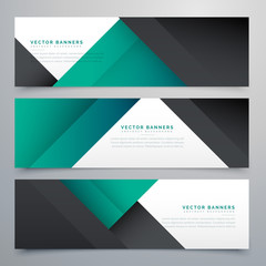 Fototapeta premium minimal set of banners and headers