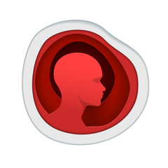 Human mind concept illustration