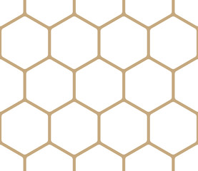 Obraz premium geometric hexagon minimal grid graphic pattern background