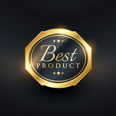 best product premium golden label vector symbol