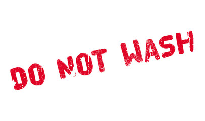 Do Not Wash rubber stamp. Grunge design with dust scratches. Effects can be easily removed for a clean, crisp look. Color is easily changed.